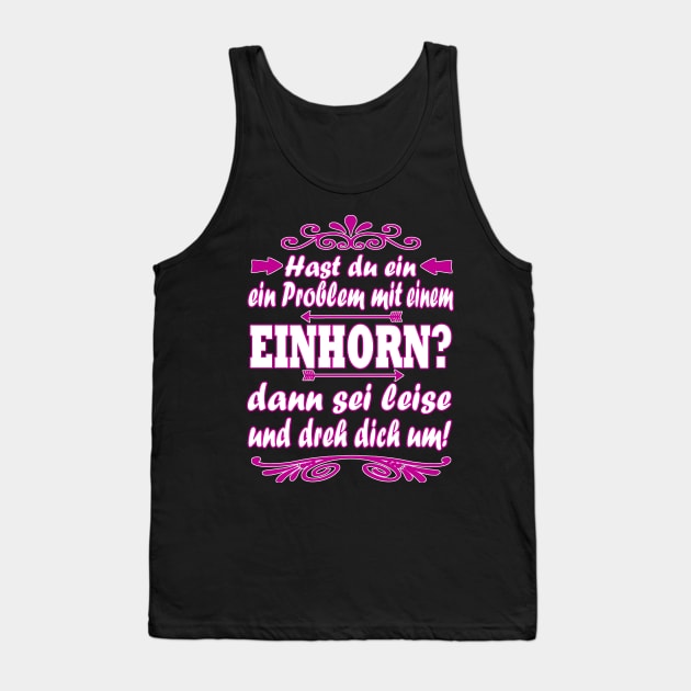 Einhorn Glitzer Pupsendes Plüschtier Mädchen Tank Top by FindYourFavouriteDesign